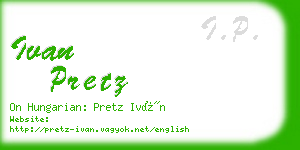 ivan pretz business card